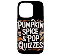 Pumpkin Spice & Pop Quiz Autunno Ritorno a scuola Custodia per iPhone 14 Pro