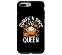 Pumpkin Spice Queen Autunno Coffee Lover Custodia per iPhone 7 Plus/8 Plus