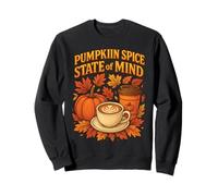 Pumpkin Spice State of Mind Design Autunnale Felpa