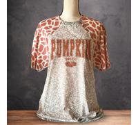 PUMPKIN SPICE | T-Shirt Con Maniche A Stampa Animale