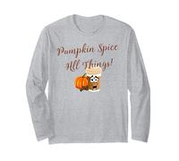 Pumpkin Spice Tutte Le Cose Divertenti da Dire per Il Latte Maglia a Manica