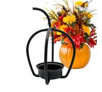 Pumpkin Tea Light - Autumn Thanksgiving Candle Holder, Pumpkin Decor for Holiday Gatherings, Elegant Table Centerpiece, Easy to Use Durable Design, Seasonal Home Decor Accessory for Party Apartment