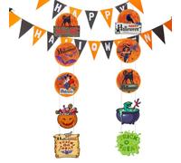 Pumpkin Wall Decals Hangable Adhesive Lightweight