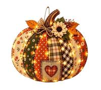 Pumpkin Wreath - 30cm LED Fall Door Hanging Autumn Holiday Decor