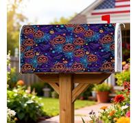 Pumpkins - Coperture magnetiche per cassette postali, decorazioni per cassetta delle lettere di Halloween, 53 x 65 cm