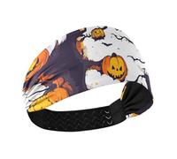Pumpkins Tree Dog Boo Halloween_4 Fasce di raffreddamento grandi per le donne Fasce elastiche per il sudore della testa per le donne per calcio palestra calcio palestra
