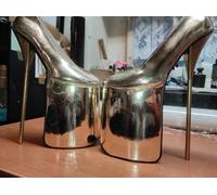 Pumps Oro Esclusive Molti Colori Heels 30Cm Piattaforma 20Cm Bolingier
