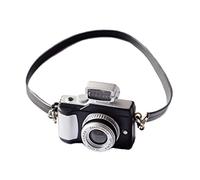 pumpumlia 1/12 Modello di Macchina Fotografica Neonato Puntelli Retro Miniature Camera Neonati Decorazioni Foto