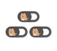 pumpumlia 3pcs Webcam Covers Slide Cartoon Gattino Della Macchina Fotografica Coperture Per Il Computer Portatile PC Cellulare Web Camera Privacy Protector Adesivo Webcam Copertura