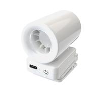 pumpumlia ABS Gadget Indossabile USB Ricarica Rapida Uscita di Aria Flessibile Esterno Uso Interno Texture Presente Per Adulti Bambini Ventola di Raffreddamento Silenziosa