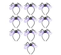 pumpumlia Accessorio per capelli per feste di Halloween, fasce per capelli con fiocco unico a tema per feste in maschera e feste horror, copricapo per bambini
