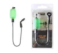 pumpumlia Allarmi per carpe resistenti alle intemperie con luce LED e sensori di oscillazione imposta rapidamente gli allarmi da pesca per la pesca notturna diurna facile da installare
