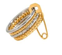 pumpumlia Anelli impilabili regolabili multipli in acciaio inossidabile dal design minimalista, 3 stili per occasioni casual o formali, da indossare tutti i giorni, Misura unica, come descritto, come