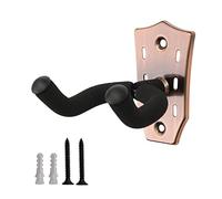 pumpumlia Appendiabiti da parete per chitarra, supporto da parete per chitarra, supporto in metallo con spugna protettiva con gancio protettivo in spugna per basso ukulele