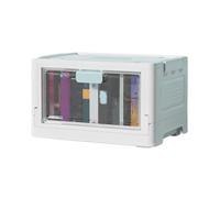 pumpumlia Armadietto portatile a doppia anta con scatola impilabile per piccoli appartamenti e dormitori