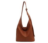 pumpumlia Borsa a tracolla da donna in stile vintage, borsa a tracolla spaziosa da donna, borsa a tracolla per donna da viaggio, Marrone, One Size