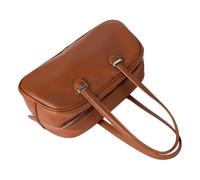 pumpumlia Borsa a tracolla da donna moderna in pelle PU borsa ascellare borsa da viaggio con interni spaicous per borsa ascellare essenziale quotidiana, Marrone, One Size