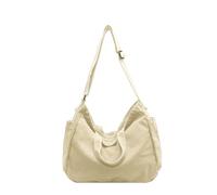 pumpumlia Borsa a tracolla in tela giapponese per donne e uomini borse a tracolla vintage borsa da scuola giapponese a tracolla, Beige, One Size