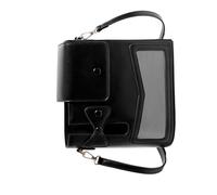 pumpumlia Borsa a tracolla leggera decorata spaziosa a tracolla per bottiglia d'acqua portabicchieri borse per fiaschetta e oggetti con design con fiocchi borsa portabottiglie, Nero , Bellezza di