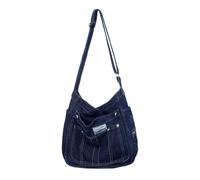 pumpumlia Borsa a tracolla per le donne multifunzionale ed elegante Denims Crossbody Denim vintage per uso quotidiano regalo grande capacità libro vintage alla moda, B, One Size