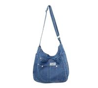 pumpumlia Borsa a tracolla per le donne multifunzionale ed elegante Denims Crossbody Denim vintage per uso quotidiano regalo grande capacità libro vintage alla moda, Azzurro, One Size