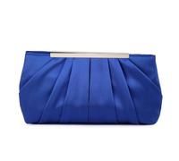 pumpumlia Borsa da sera 2023 borsa da sera formale borsa da donna borsa a tracolla pieghettata per banchetto da festa per matrimonio borsa a tracolla con catena, Blu reale, One Size