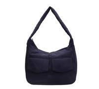 pumpumlia Borsa di nylon alla moda per pendolari quotidiani per uomini e donne borse a tracolla di grande capacità per attività quotidiane borsa in nylon, D, One Size