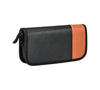pumpumlia Borsa per esche con paillettes, borsa per attrezzatura da pesca, cucchiaio, esche girevoli, custodia per il trasporto con cerniere, organizer per ami da pesca, esche da mosca, spinner