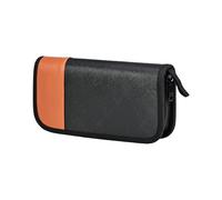 pumpumlia Borsa per esche con paillettes, borsa per attrezzatura da pesca, cucchiaio, esche girevoli, custodia per il trasporto con cerniere, organizer per ami da pesca, esche da mosca, spinner