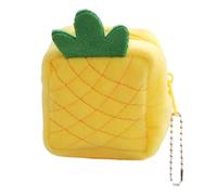 pumpumlia Borsa portamonete a forma di frutta portafoglio contanti piccolo portafoglio portamonete ciondolo borsa auricolare borsa chiave per ragazze adolescenti donne