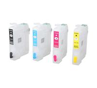 pumpumlia Cartucce a getto d'inchiostro riutilizzabili della stampante 604XL con chip per le cartucce ricaricabili XP-4205 WF2910 WF2930 WF2935 WF2950