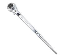 pumpumlia Chiave a cricchetto in acciaio industriale Design efficiente per bulloni da 17-19 mm/19-22 mm per meccanici e appassionati di mano Chiave ad alta efficienza