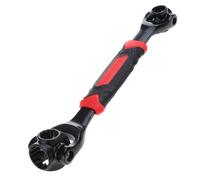 pumpumlia Chiave a cricchetto multifunzionale a 360 testa di rotazione per bici moto auto riparazione strumento casa garage officina presa adattatore per trapano auto