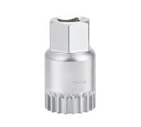 pumpumlia Chiave per biciclette Strumento di rimozione estrattore ruota biciclette Estrattore movimento centrale 20 denti Foro quadrato Spline Riparazione Chiave Biciclette Estrattori manovella