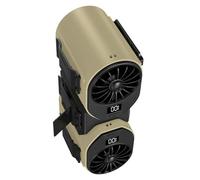 pumpumlia Cintura portatile in vita Cintura portatile Clip Cintura di raffreddamento ricaricabile Mobile Per Campeggio Pesca Ricaricabile Vita Montato Ventilatore USB