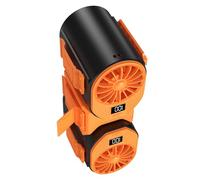 pumpumlia Cintura portatile in vita Cintura portatile Clip Cintura di raffreddamento ricaricabile Mobile Per Campeggio Pesca Ricaricabile Vita Montato Ventilatore USB