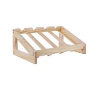 pumpumlia Classico Espositore per bottiglie di vino in legno per soggiorno Cucina Pub Decors Robusto Organizzatori di Stoccaggio Scaffale Case Classiche Decori Cantina Vini