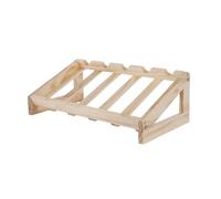 pumpumlia Classico Espositore per bottiglie di vino in legno per soggiorno Cucina Pub Decors Robusto Organizzatori di Stoccaggio Scaffale Case Classiche Decori Cantina Vini