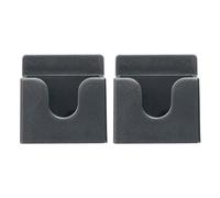 pumpumlia Clip 3 in 1 e versatile montaggio a parete in ABS con retro adesivo facile da installare Walkies talkie tenere soluzione di archiviazione