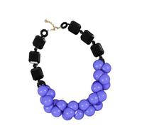 pumpumlia Collana di perline in resina a strati gioielli fatti a mano Disegni etnici portatili per l'uso quotidiano Collana di perline in resina, Misura unica, come descritto, come descritto