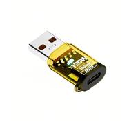 pumpumlia Convertitore adattatore multifunzione da USB a tipo C, capacità di ricarica rapida 120 W, trasmissione da 10 Gbps, adatta per dispositivi digitali, soluzione di ricarica da viaggio