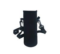 pumpumlia Coperture portatili per bottiglie d'acqua con cinturino per portabottiglie isolato porta bicchieri strumenti per bevande, Nero puro., 1500ml cover