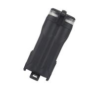 pumpumlia Custodia impermeabile con doppio foro per batteria portatile antipolvere per zaini e ingranaggi tattici, Nero