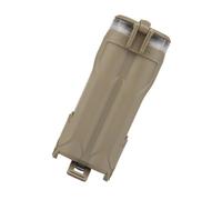pumpumlia Custodia impermeabile con doppio foro per batteria portatile antipolvere per zaini e ingranaggi tattici, color sabbia