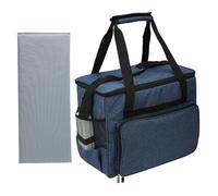 pumpumlia Custodia per macchina da cucire con imbottitura rimovibile, per macchina da cucire e accessori da cucito, borsa per macchina da cucire, Blu, Taglia unica