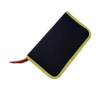 pumpumlia Custodia portatile per piccoli attrezzi organizer porta sacchetti con cerniere per saldatore borse di immagazzinaggio organizzatori elettronica, Grande Giallo