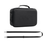 pumpumlia Custodia protettiva per accessori Borsa portaoggetti di grande capacità con tracolla Borse a mano Supporto per telecomando, Nero