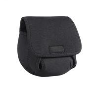 pumpumlia Custodia protettiva per mulinello da pesca tascabile, impermeabile, custodia protettiva per mulinello da baitcasting, custodia per mulinello da pesca, Nero , M