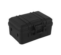 pumpumlia Custodia rigida protettiva antiurto Scatola impermeabile protettiva Dry Box Outdoor Survival Box per proteggere strumenti attrezzature per pesca nuoto escursionismo, Colore: nero., Taglia