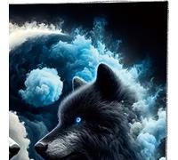 pumpumlia Drago/Lupo Tarocchi Tovaglia Divinazioni Carta Tovaglia Astrologia Stregoneria Decorazione Deck Divinazioni Carta Tavolo Decori